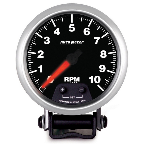 3-3/4" PEDESTAL TACHOMETER, 0-10,000 RPM, ELITE